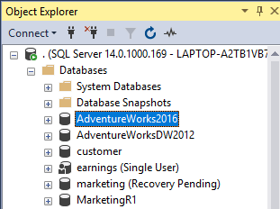 Adventureworks SQL database
