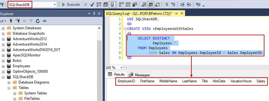 Sql Server Create View By Examples Tutorial How To In Vrogue