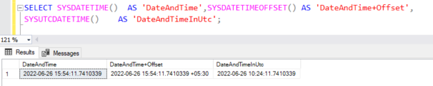 Different Sql Timestamp Functions In Sql Server