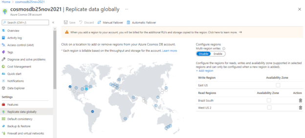 Enable Global data distribution