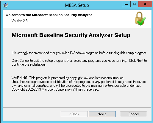 Mbsa Microsoft Baseline