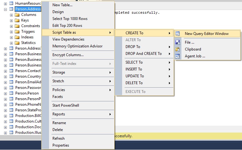 Find Schema In Sql