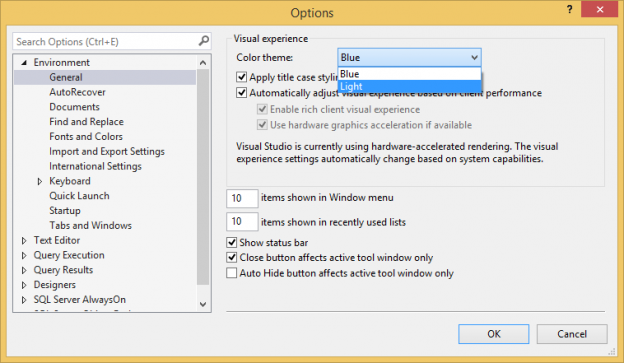 visual studio and sql server management studio