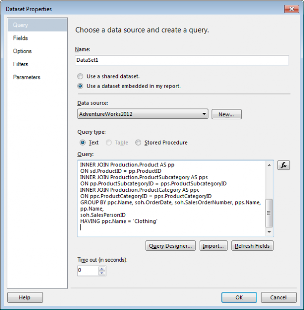 How to create a SQL Server Reporting Services (SSRS) report