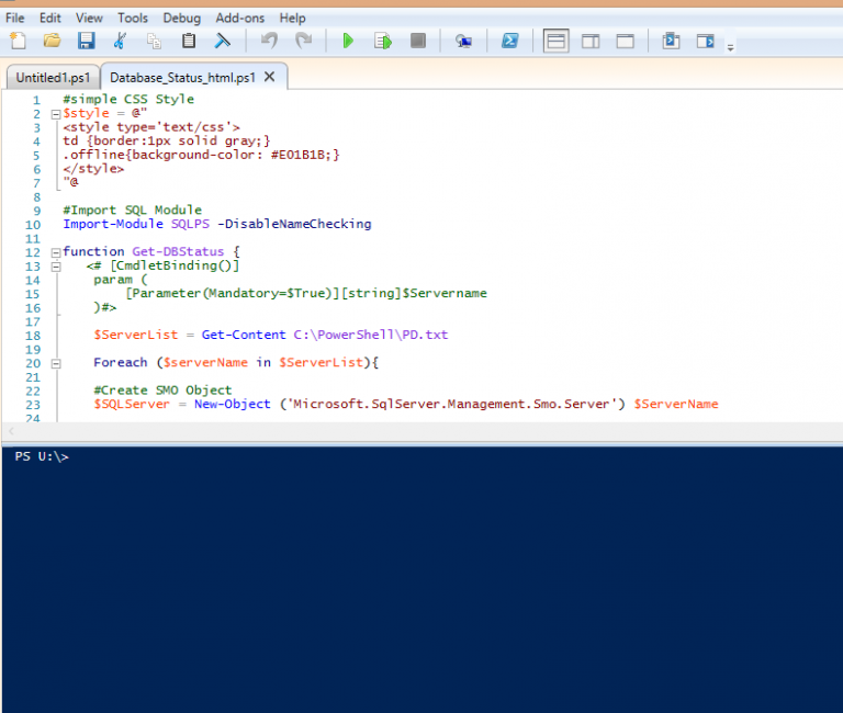 PowerShell: Get a daily database status email