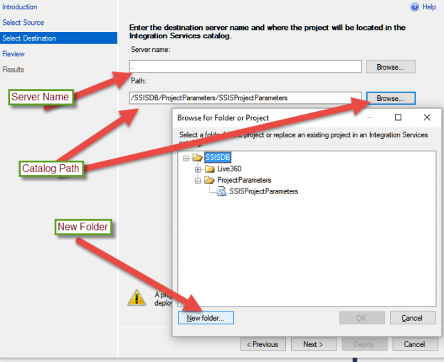 visual studio 2017 integration services project