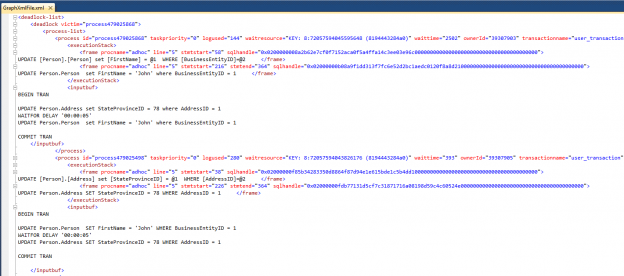 sql server deadlock dmv