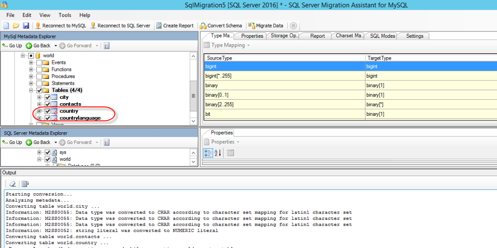 How to migrate MySQL tables to SQL Server using the SQL Server ...