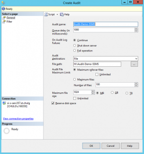 SQL Server Audit feature - discovery and architecture