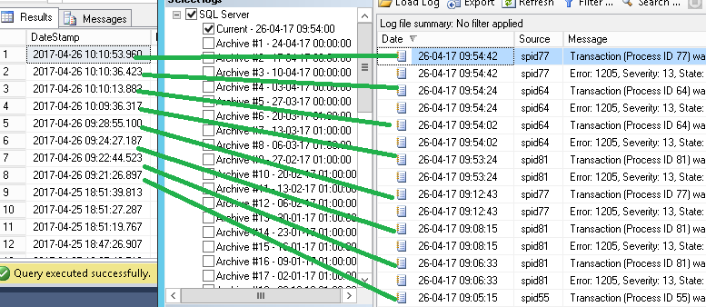 page lock deadlock sql server