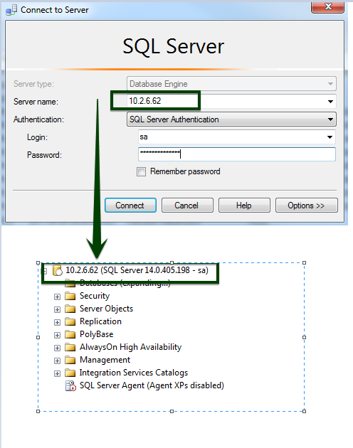 visual studio 2017 sql server windows authentication