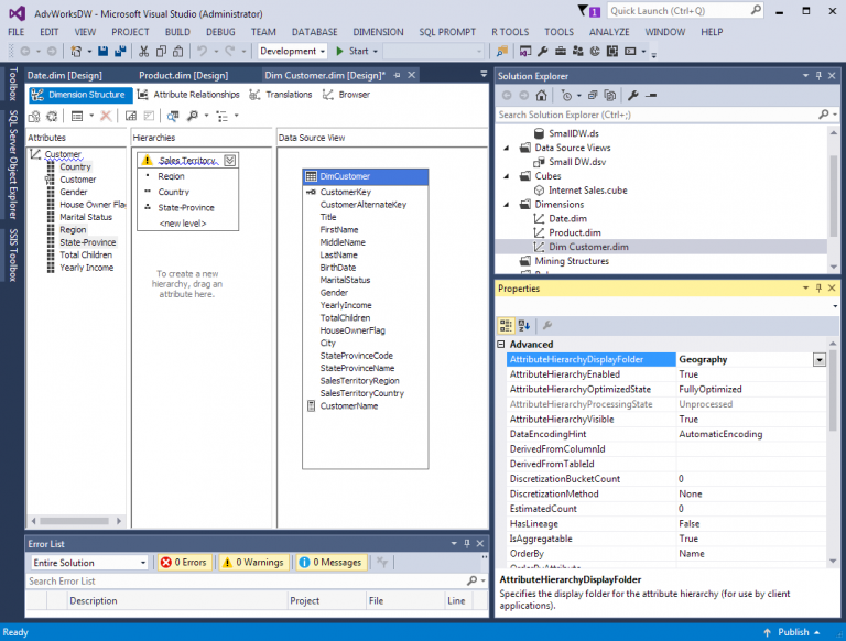 analysis-services-ssas-cubes-dimension-attributes-and-hierarchies