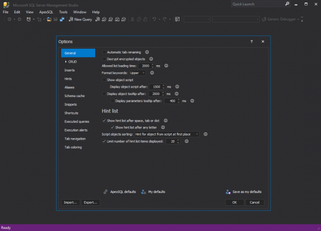 sql server management studio 2012