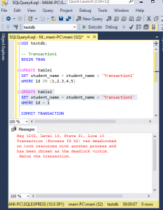 How SQL Server selects a deadlock victim