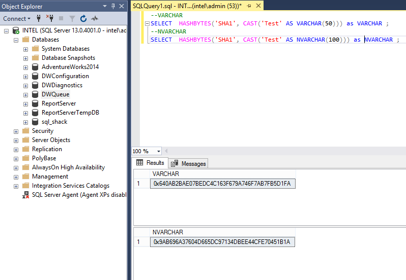 md5 encoding in sql