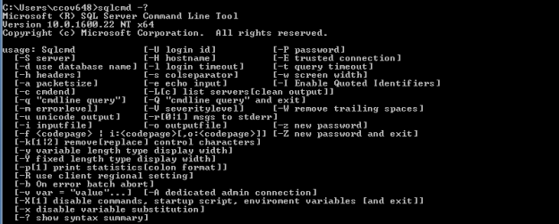 overview-of-the-sqlcmd-utility-in-sql-server