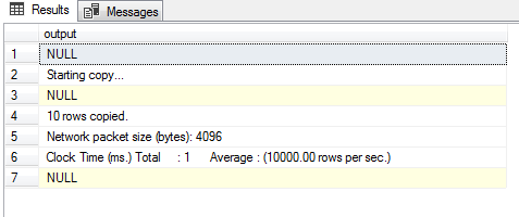 sql server - BCP copy out failed -- data type conversion & column