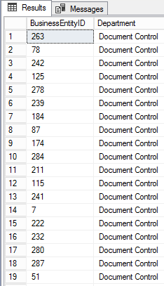 SQL cross join results example