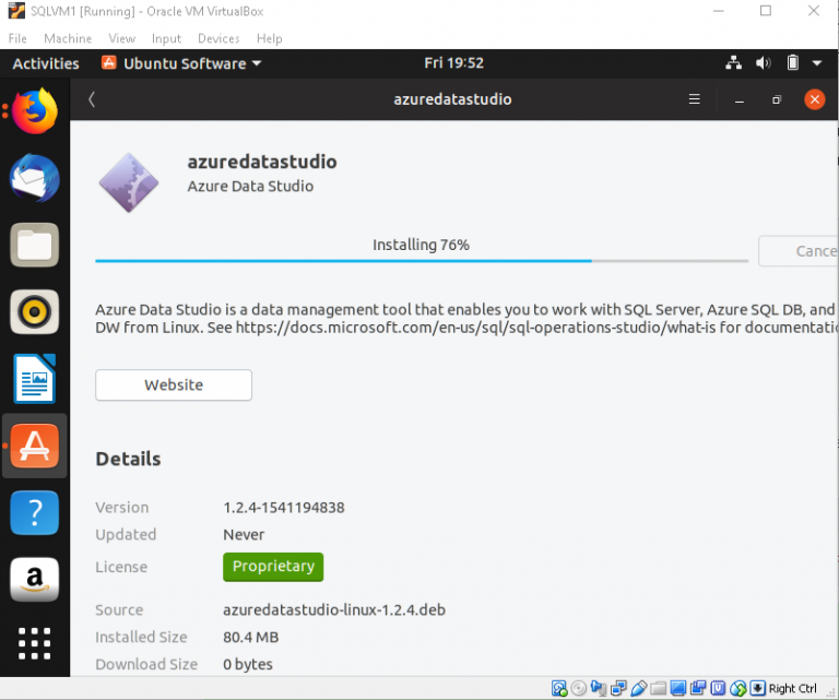 azure data studio ubuntu