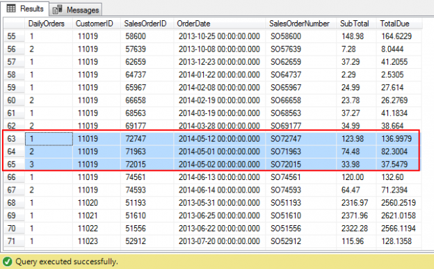 Overview of the SQL ROW NUMBER function