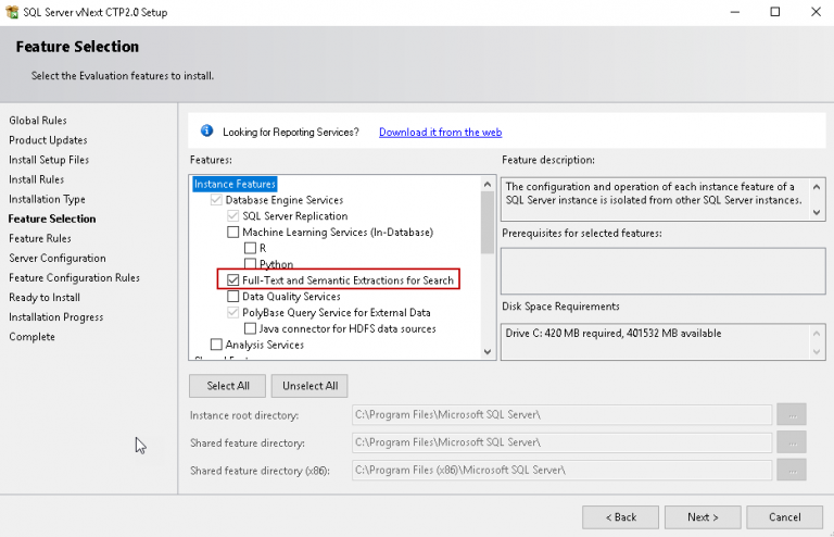 SQL FILESTREAM and SQL Server Full Text search