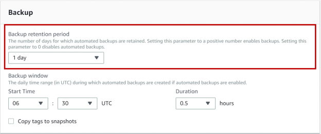 AWS RDS SQL Server - Automated backups