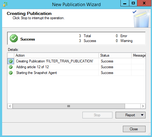 Creating Publication