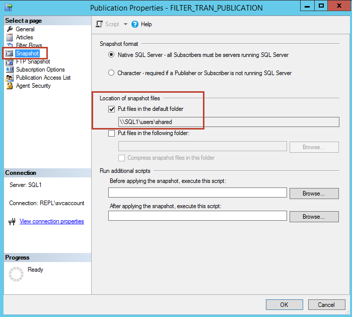 location of snapshot files