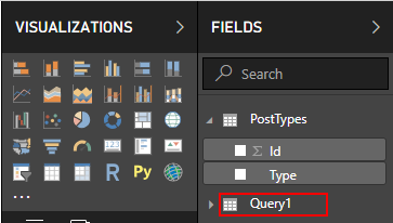 Data imported using Custom SQL Statement.