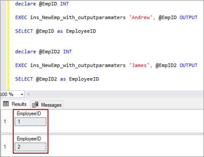 tableplus view stored procedure