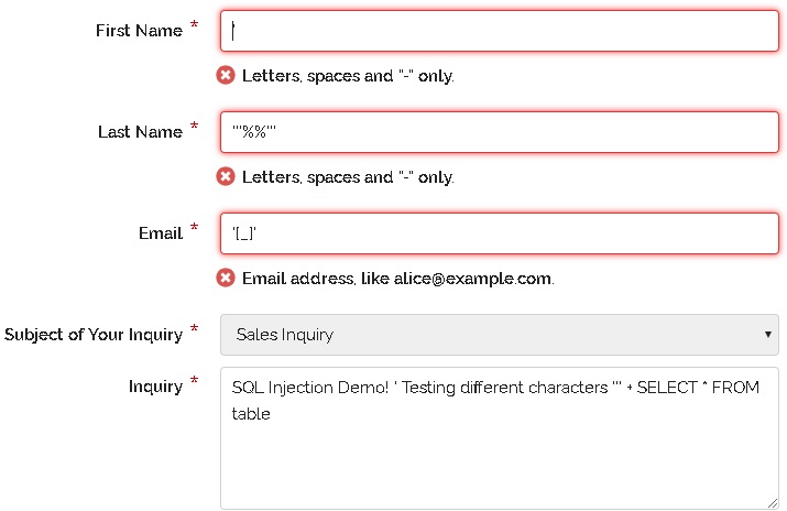 SQL injection and cross-site scripting: The differences and attack