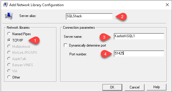 Add network library configuration