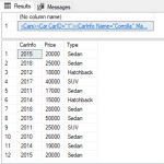 generate xml from sql query