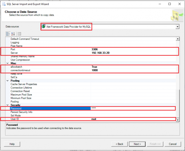 Importing Data into SQL Server from MySQL using SSMS