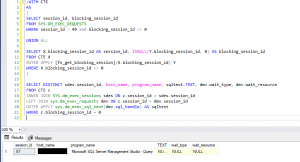 Resolve and Troubleshoot SQL Blocking chains with root sessions