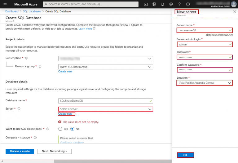 Getting started with Azure SQL Database