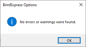 error notification message box