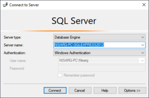 Connect to SQL Server