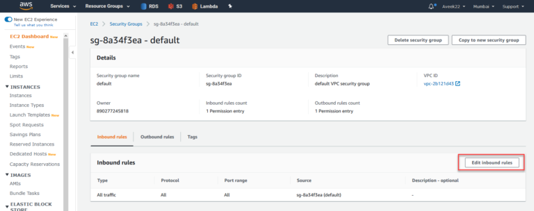 Configuring RDS environment in AWS for SQL Server