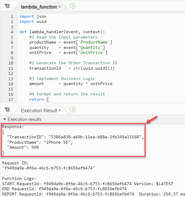 Calling An Aws Lambda Function From Another Lambda Function