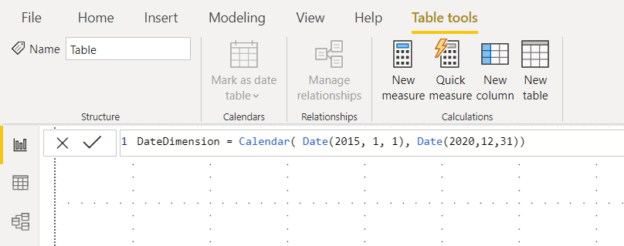 Using A Date Dimension Table In Power Bi