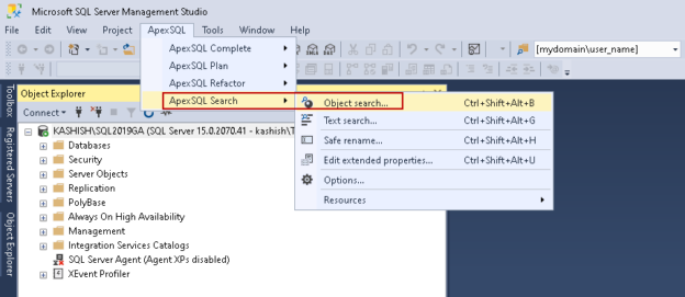 visual studio object browser shortcut