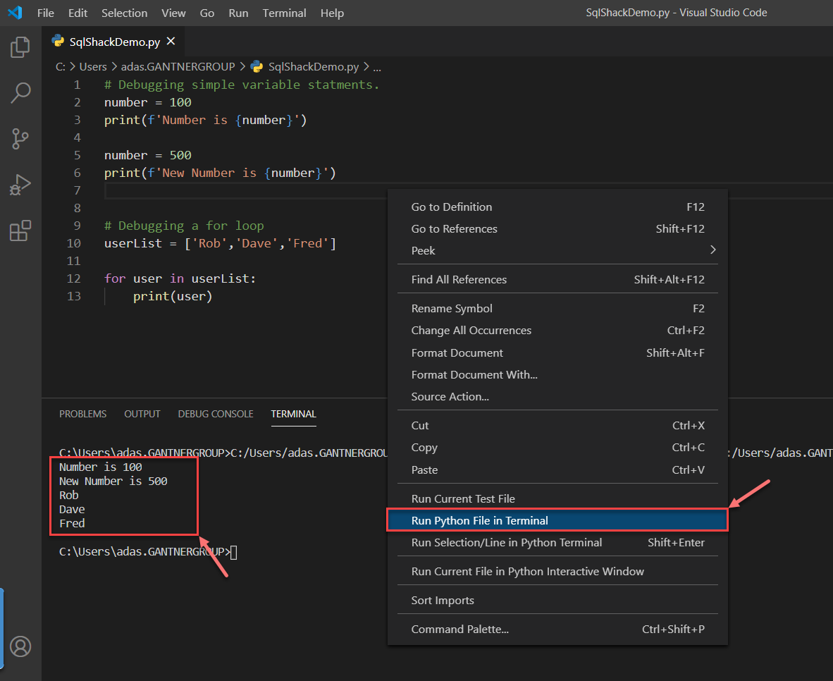 How To Debug Python Scripts In Visual Studio Code