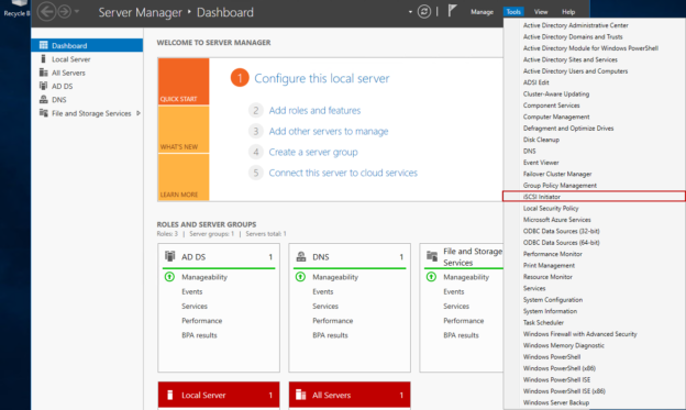 How To Configure An Iscsi Initiator On Windows Server 16