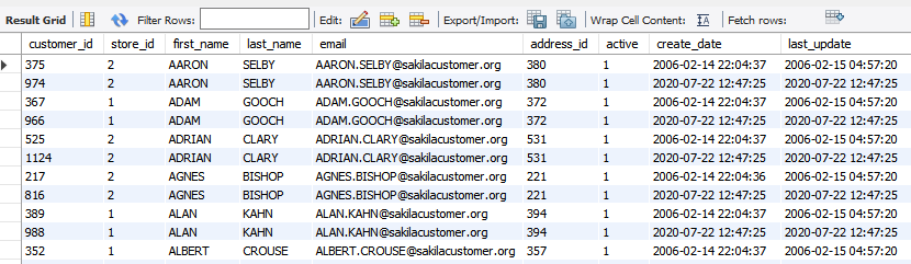 Sort and Filter: Order by on one column
