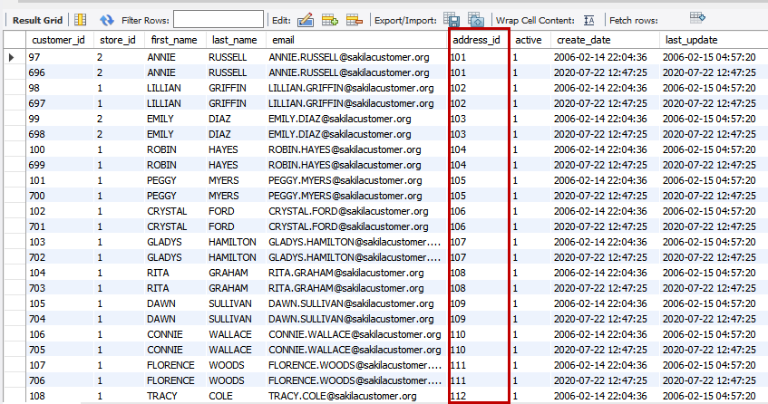 Sort and Filter: single  predicate with > operator