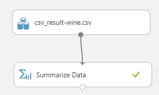 Summarize data control in Azure Machine Learning. 