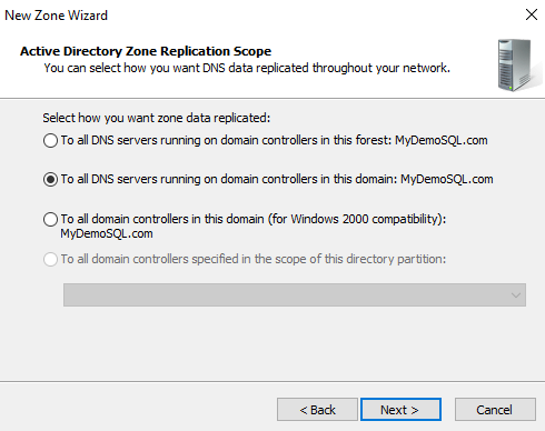 To all DNS servers running on domain controllers 