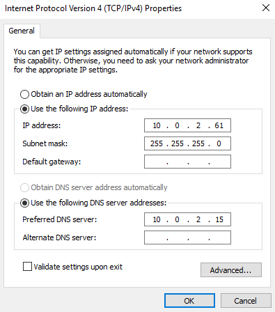 Assign a static IP address for the SQLAG2 nodes