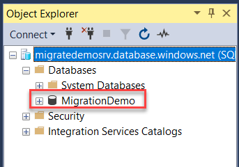 Connected to Azure SQL DB